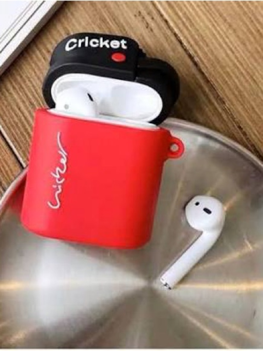Cricket Red Protective AirPods Case Cover